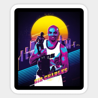 Charles Barkley The Chuck Basketball Legend Signature Vintage Retro 80s 90s Bootleg Rap Style Sticker